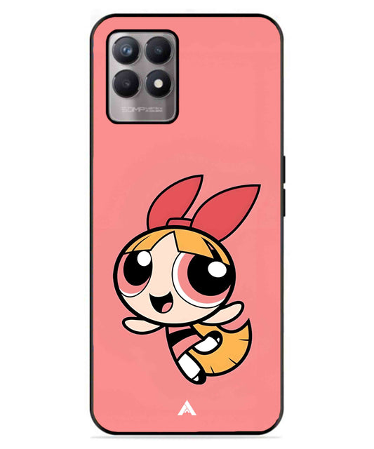 Powerpuff Girls Blossom Metal Back Cover Phone Case for Realme 8 Pro