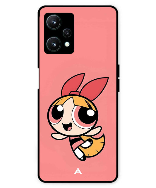 Powerpuff Girls Blossom Metal Back Cover Phone Case for Realme 9 SE