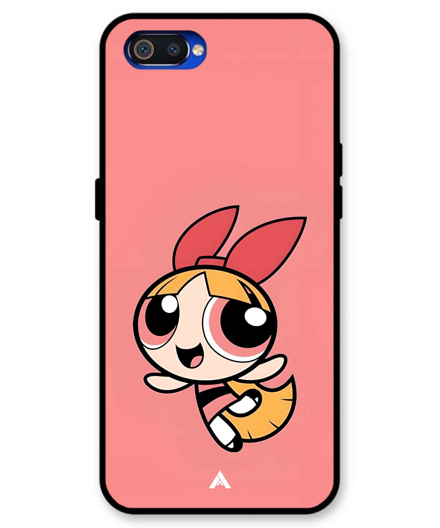 Powerpuff Girls Blossom Metal Back Cover Phone Case for Realme C2