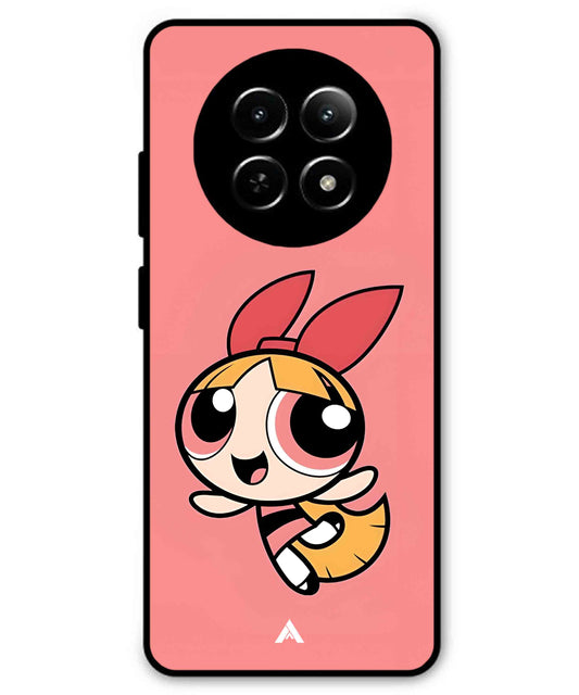 Powerpuff Girls Blossom Metal Back Cover Phone Case for Realme C65