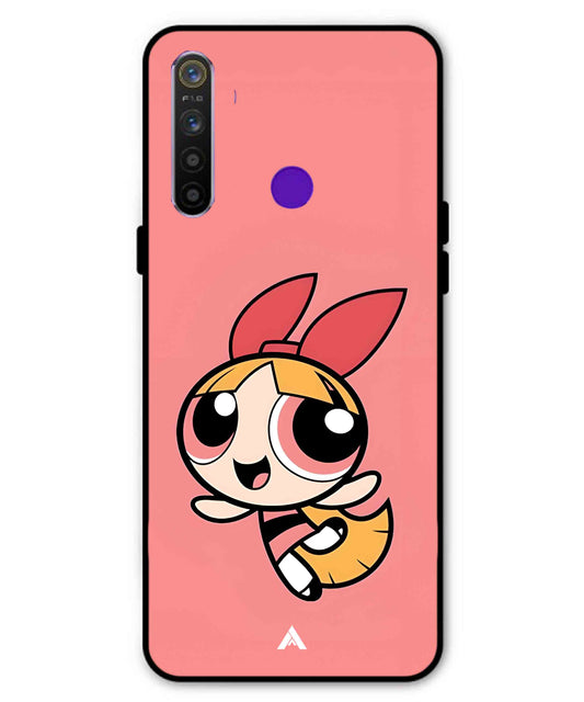 Powerpuff Girls Blossom Metal Back Cover Phone Case for Realme Narzo 10