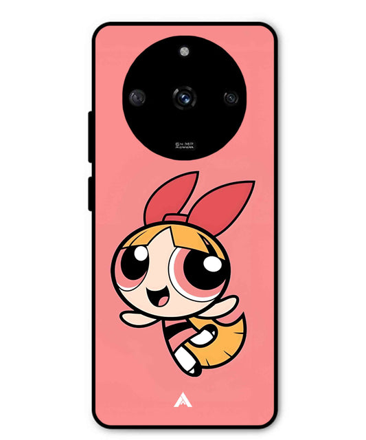 Powerpuff Girls Blossom Metal Back Cover Phone Case for Realme Narzo 60