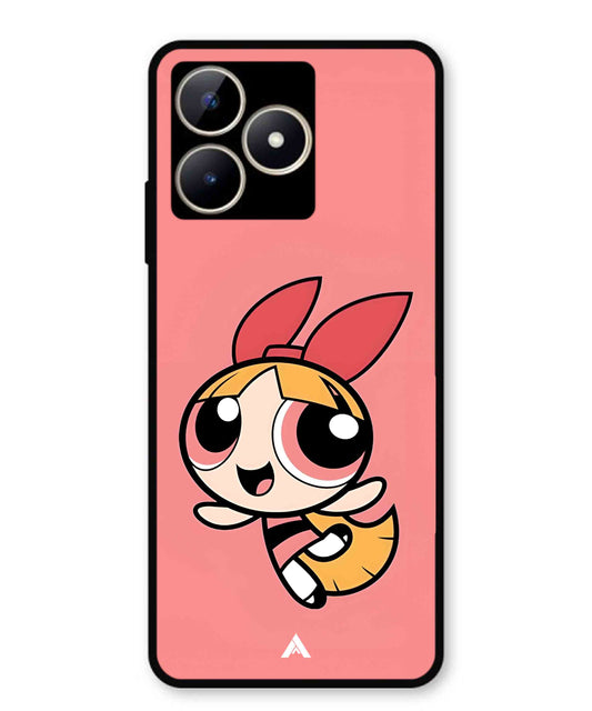 Powerpuff Girls Blossom Metal Back Cover Phone Case for Realme Narzo N53