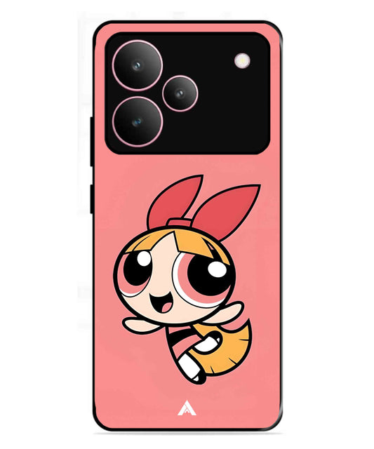 Powerpuff Girls Blossom Metal Back Cover Phone Case for Realme P4