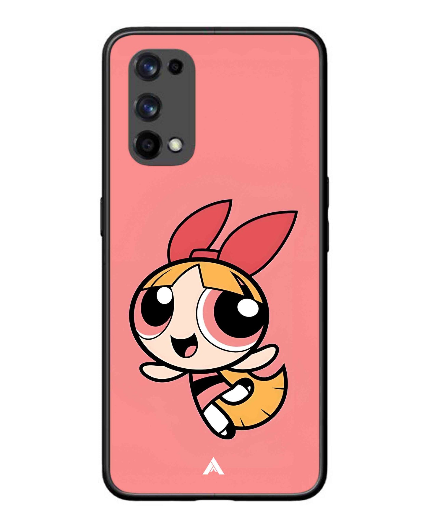 Powerpuff Girls Blossom Metal Back Cover Phone Case for Realme X7 Pro