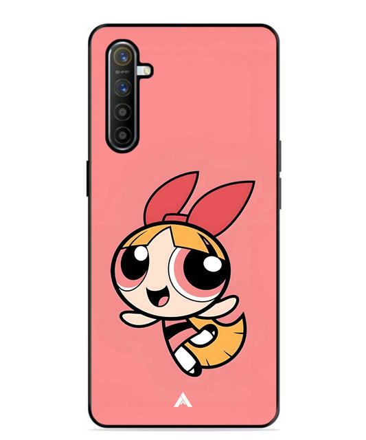 Powerpuff Girls Blossom Metal Back Cover Phone Case for Realme XT