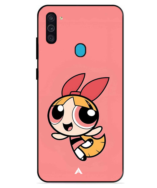 Powerpuff Girls Blossom Metal Back Cover Phone Case for Samsung Galaxy A11