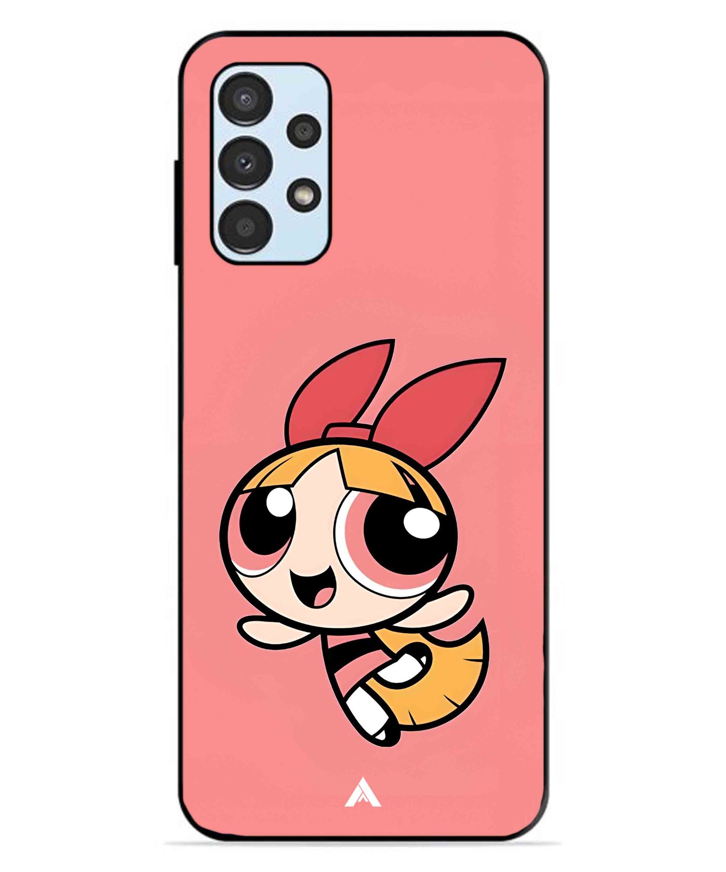 Powerpuff Girls Blossom Metal Back Cover Phone Case for Samsung Galaxy A13 4G