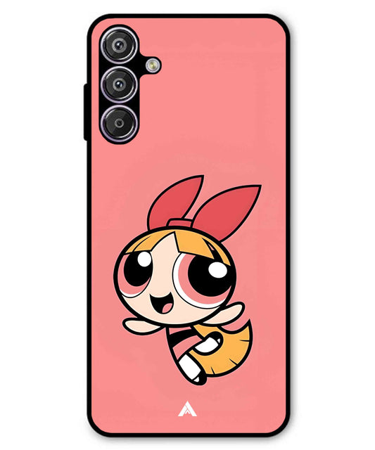 Powerpuff Girls Blossom Metal Back Cover Phone Case for Samsung Galaxy A13 5G