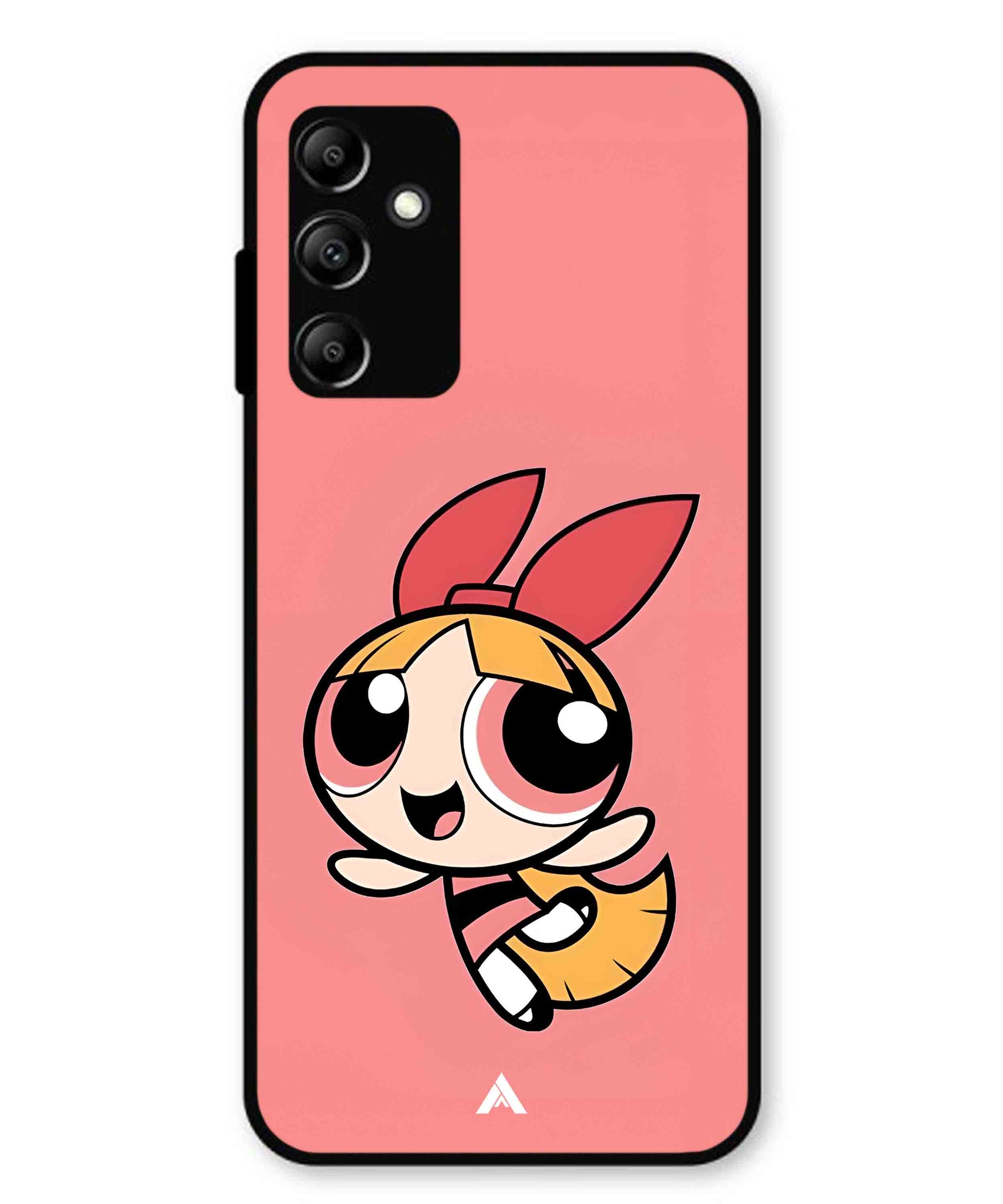 Powerpuff Girls Blossom Metal Back Cover Phone Case for Samsung Galaxy A14 5G