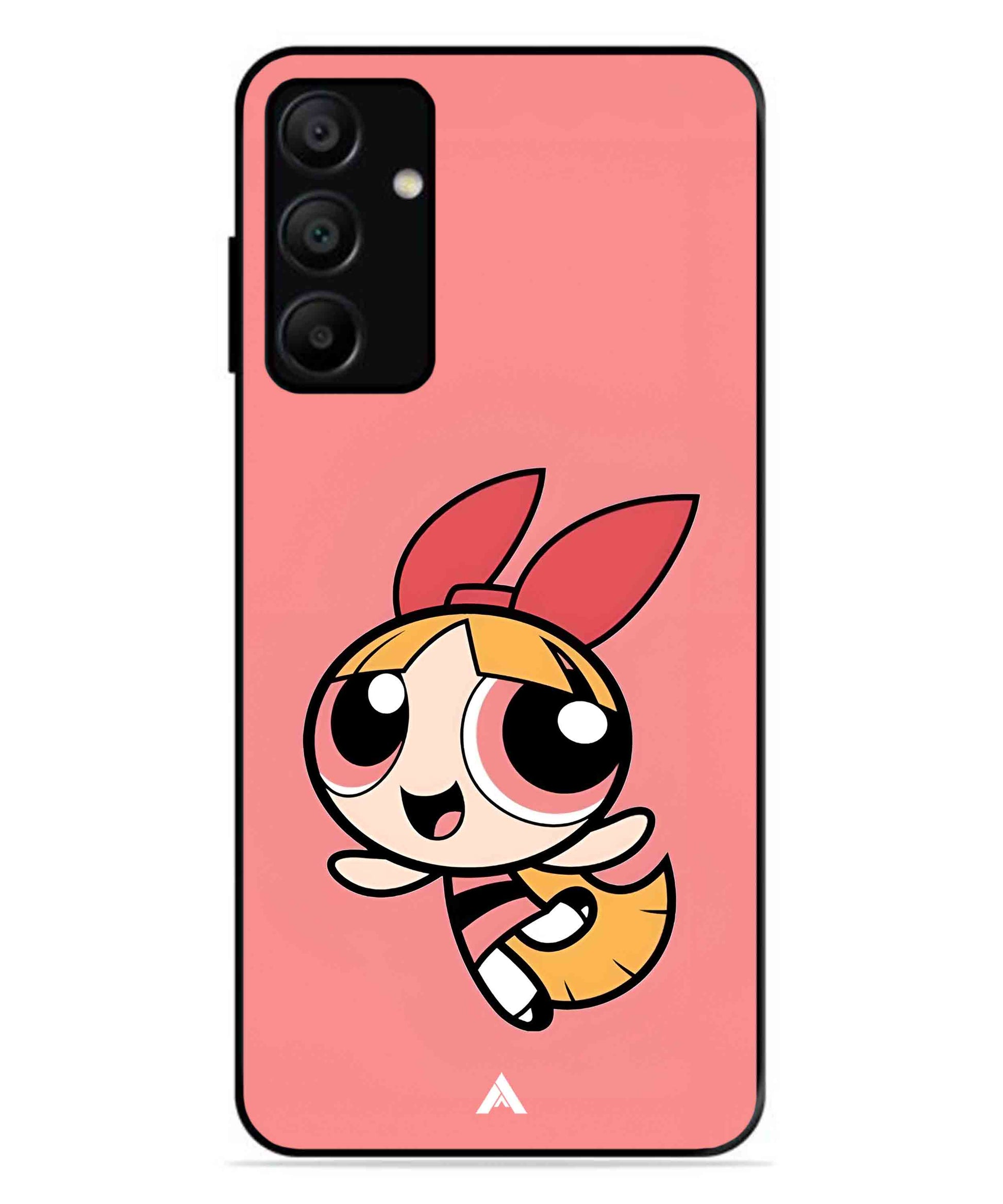 Powerpuff Girls Blossom Metal Back Cover Phone Case for Samsung Galaxy A15 5G