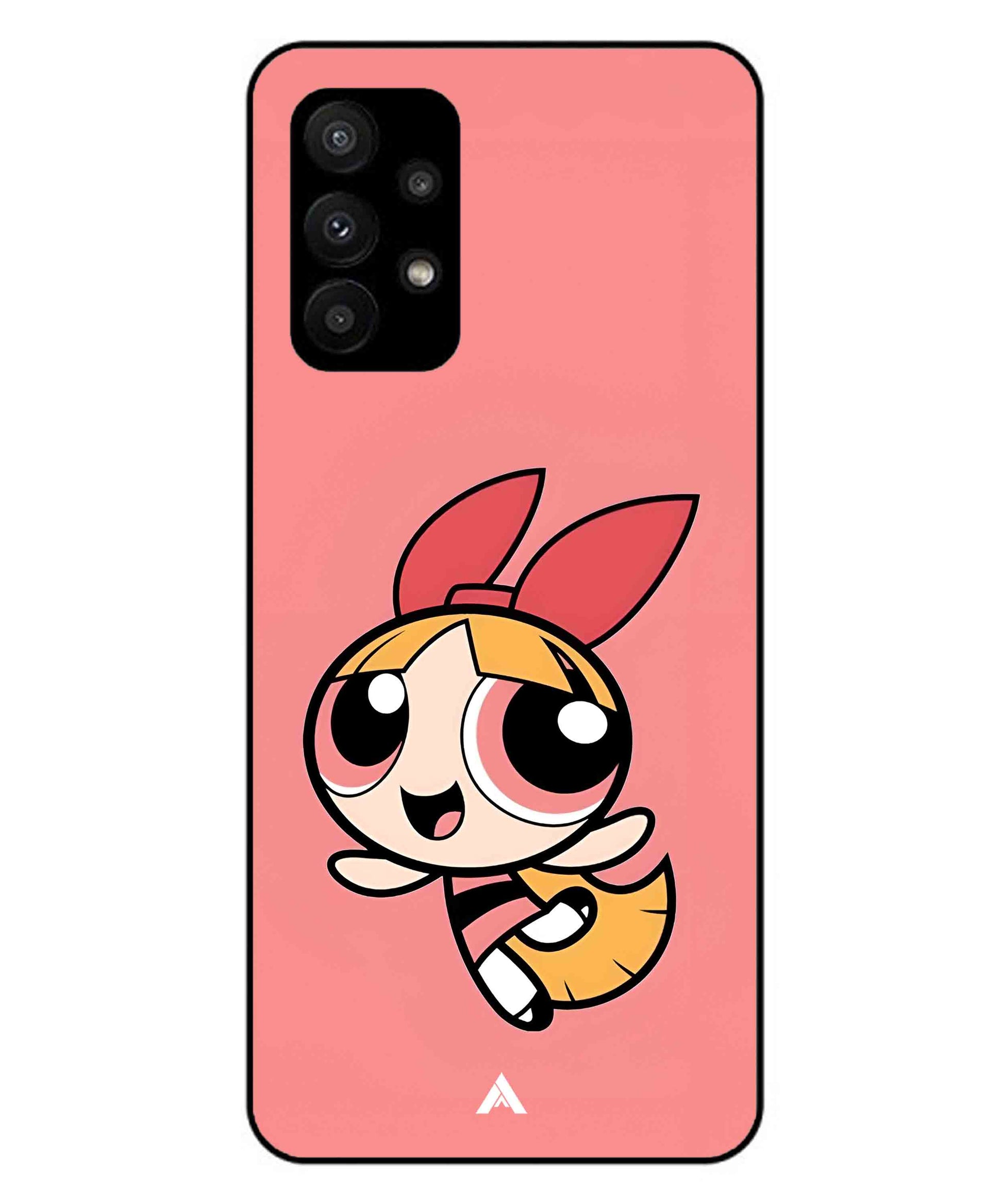 Powerpuff Girls Blossom Metal Back Cover Phone Case for Samsung Galaxy A23 5G