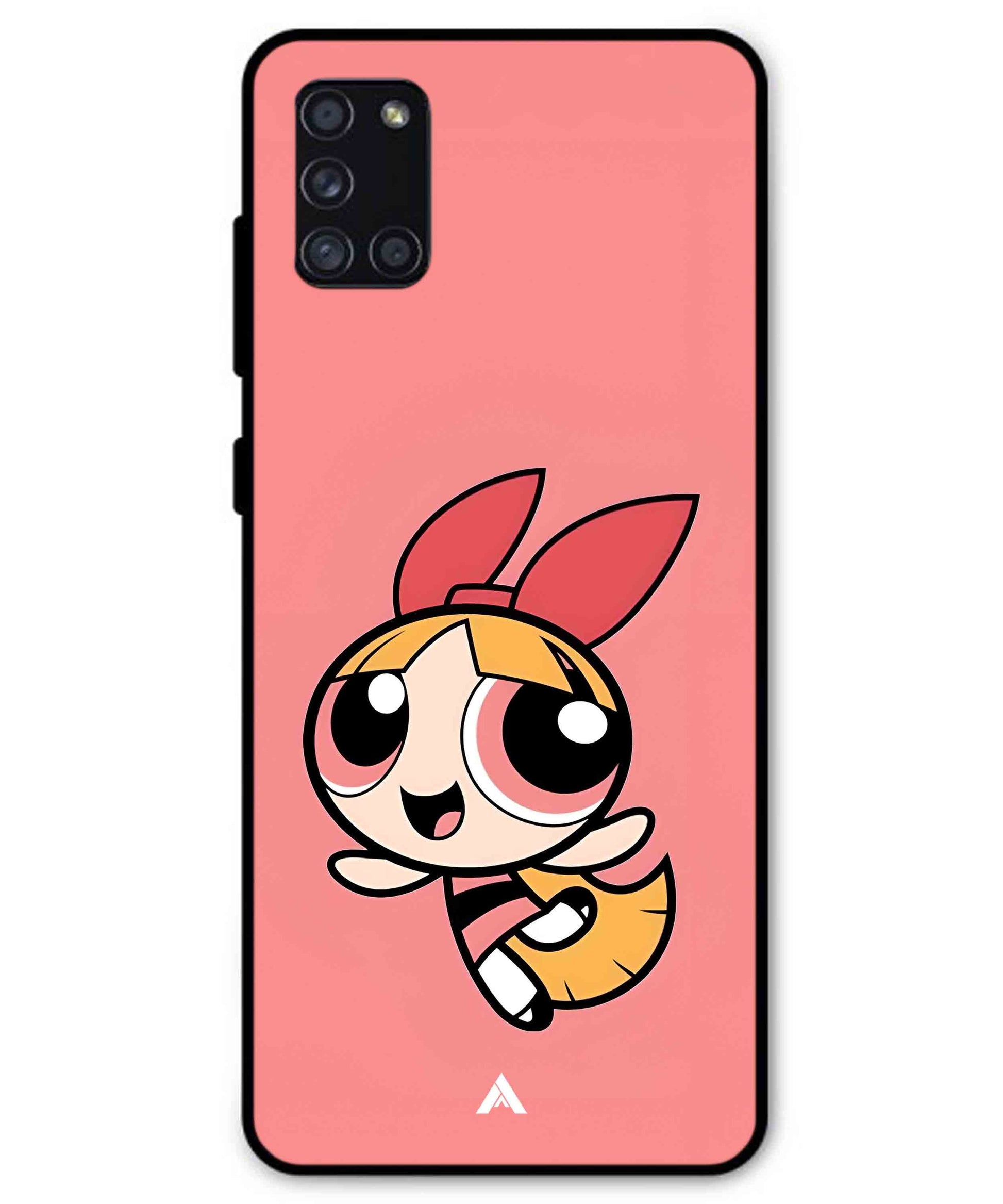 Powerpuff Girls Blossom Metal Back Cover Phone Case for Samsung Galaxy A31