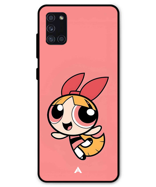 Powerpuff Girls Blossom Metal Back Cover Phone Case for Samsung Galaxy A31