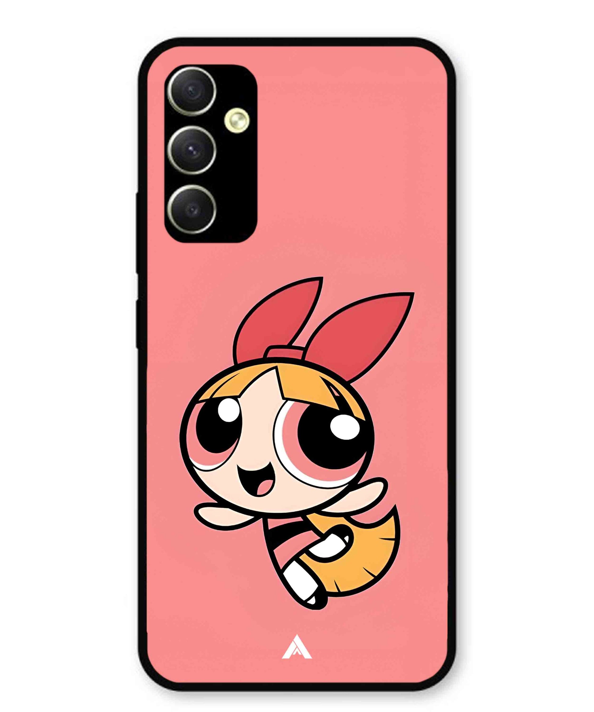 Powerpuff Girls Blossom Metal Back Cover Phone Case for Samsung Galaxy A34 5G