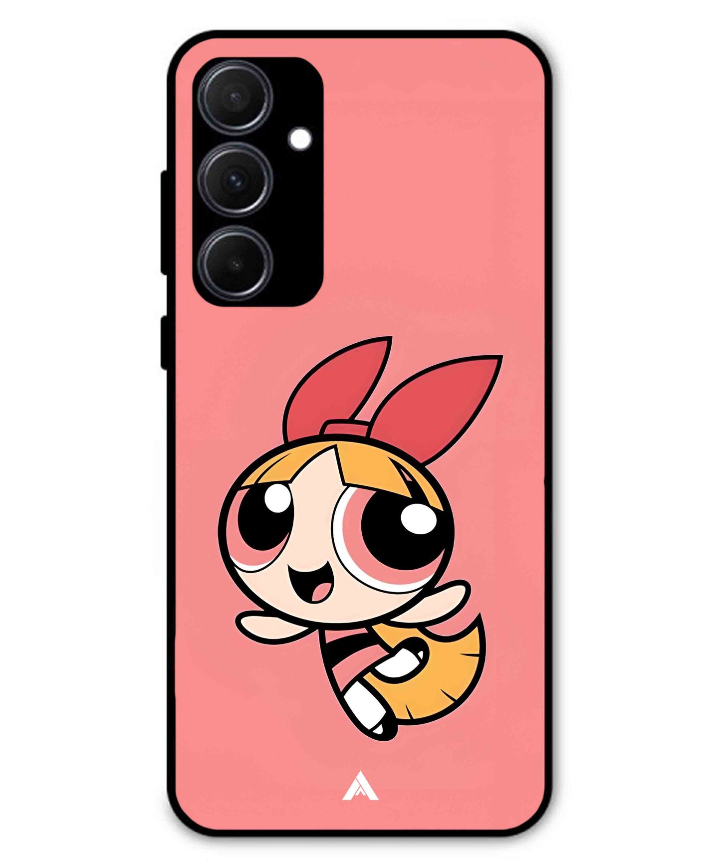 Powerpuff Girls Blossom Metal Back Cover Phone Case for Samsung Galaxy A35
