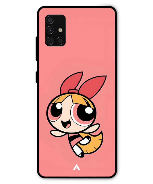 Powerpuff Girls Blossom Metal Back Cover Phone Case for Samsung Galaxy A51
