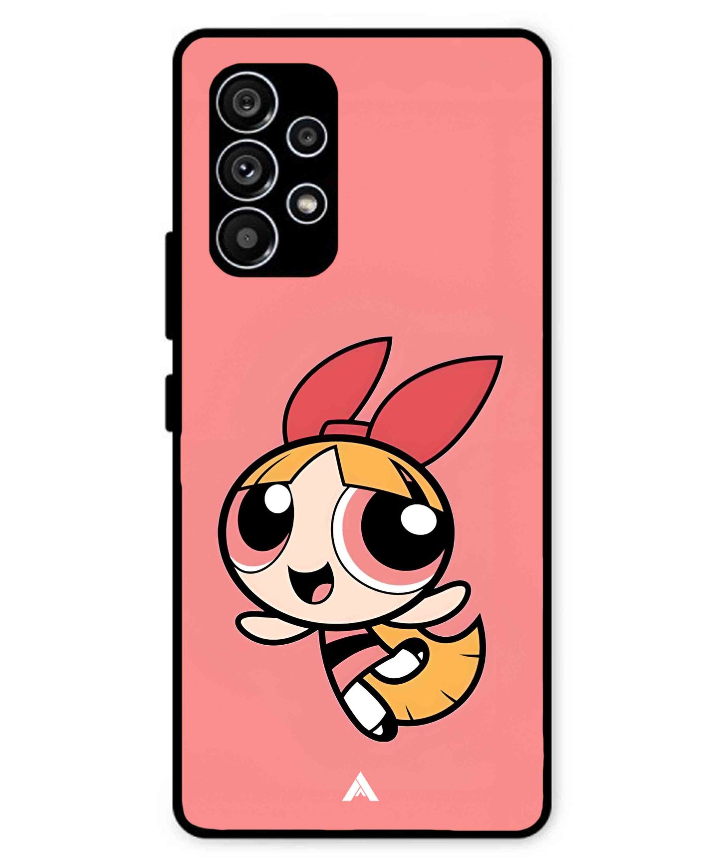 Powerpuff Girls Blossom Metal Back Cover Phone Case for Samsung Galaxy A53