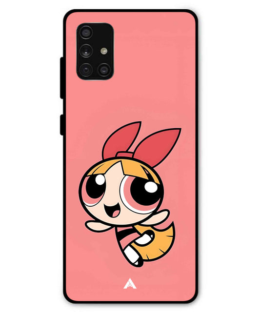 Powerpuff Girls Blossom Metal Back Cover Phone Case for Samsung Galaxy A71