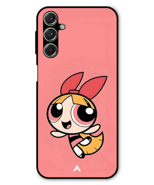 Powerpuff Girls Blossom Metal Back Cover Phone Case for Samsung Galaxy F34