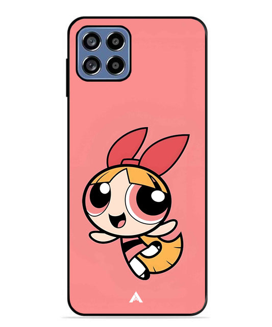 Powerpuff Girls Blossom Metal Back Cover Phone Case for Samsung Galaxy F42