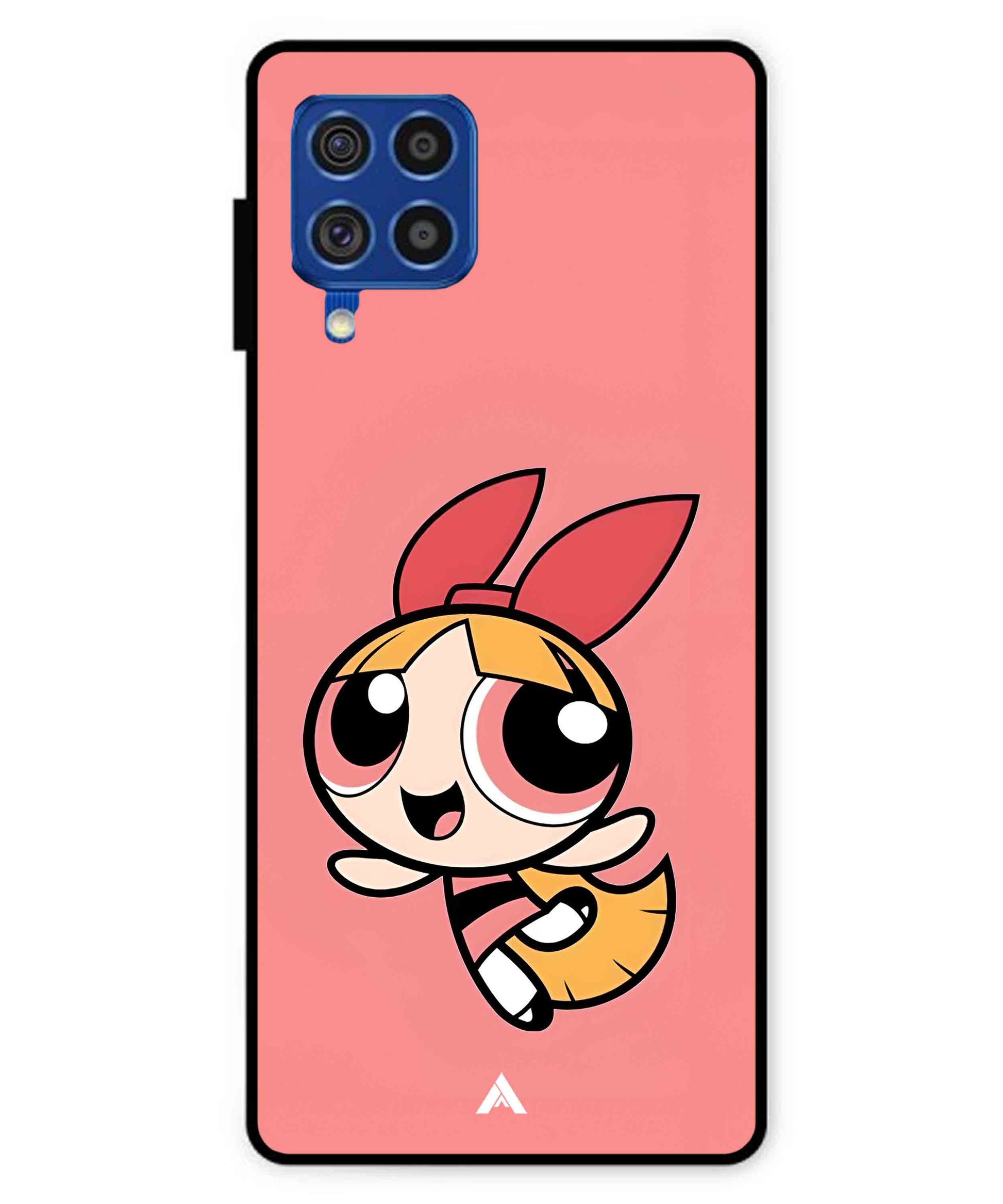 Powerpuff Girls Blossom Metal Back Cover Phone Case for Samsung Galaxy F62