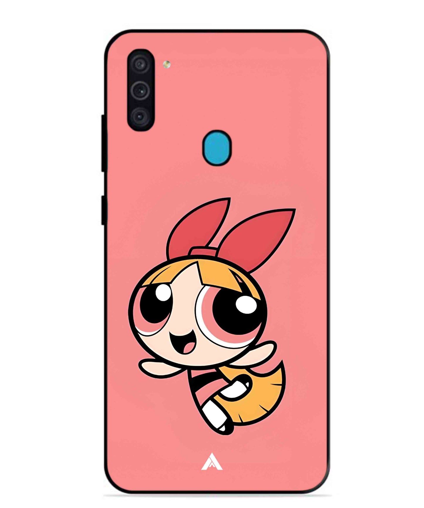 Powerpuff Girls Blossom Metal Back Cover Phone Case for Samsung Galaxy M11