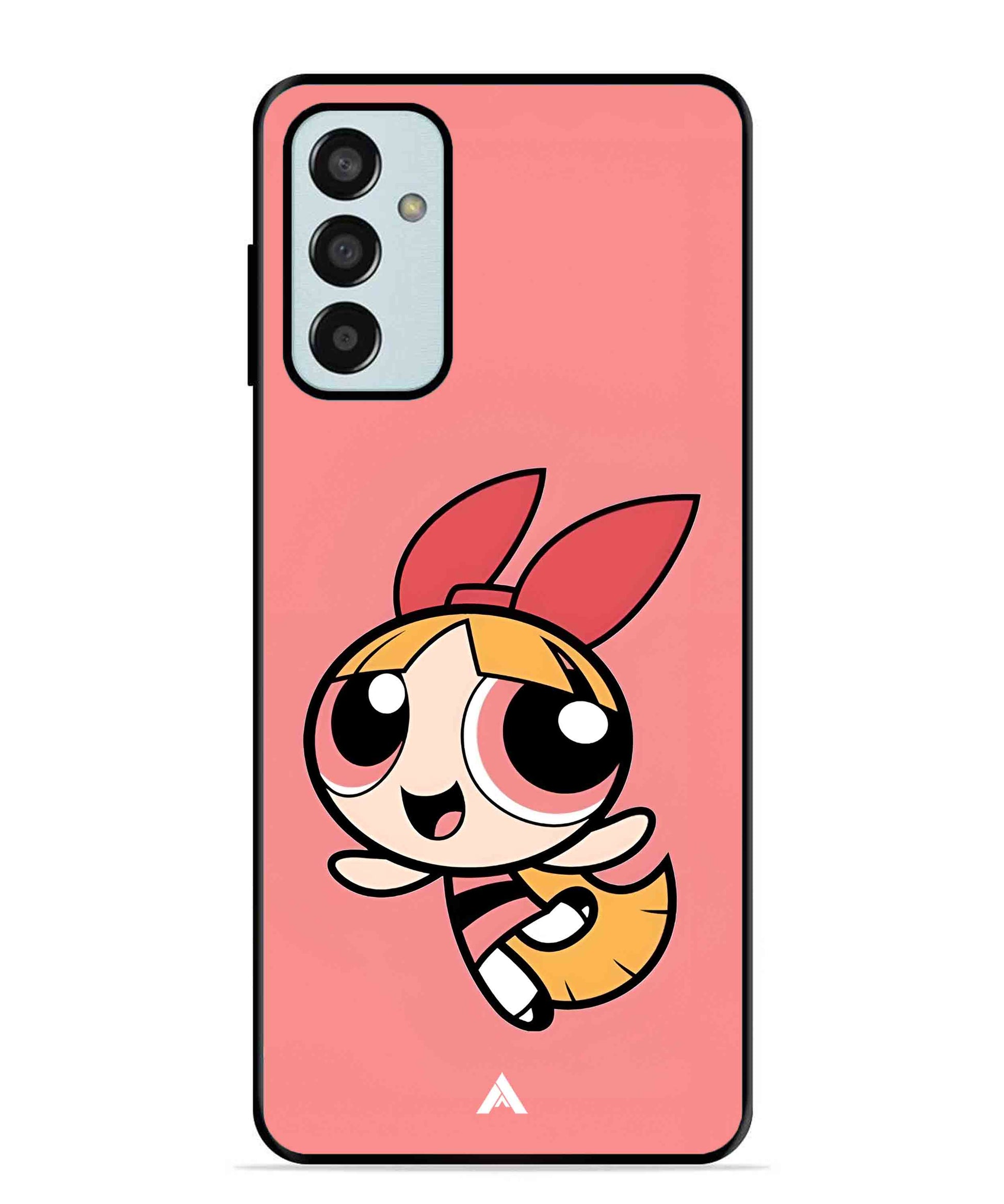 Powerpuff Girls Blossom Metal Back Cover Phone Case for Samsung Galaxy M13 4G