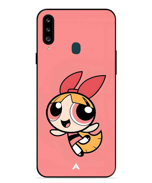 Powerpuff Girls Blossom Metal Back Cover Phone Case for Samsung Galaxy M30