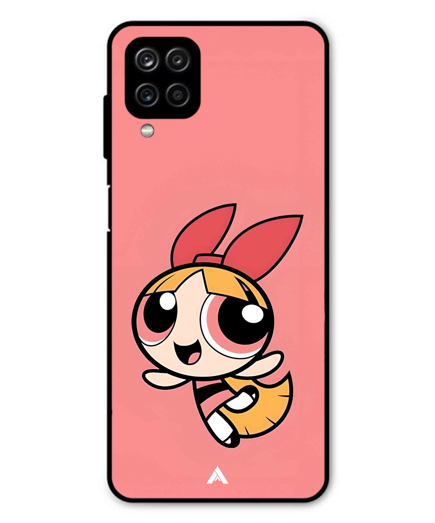 Powerpuff Girls Blossom Metal Back Cover Phone Case for Samsung Galaxy M32 4G