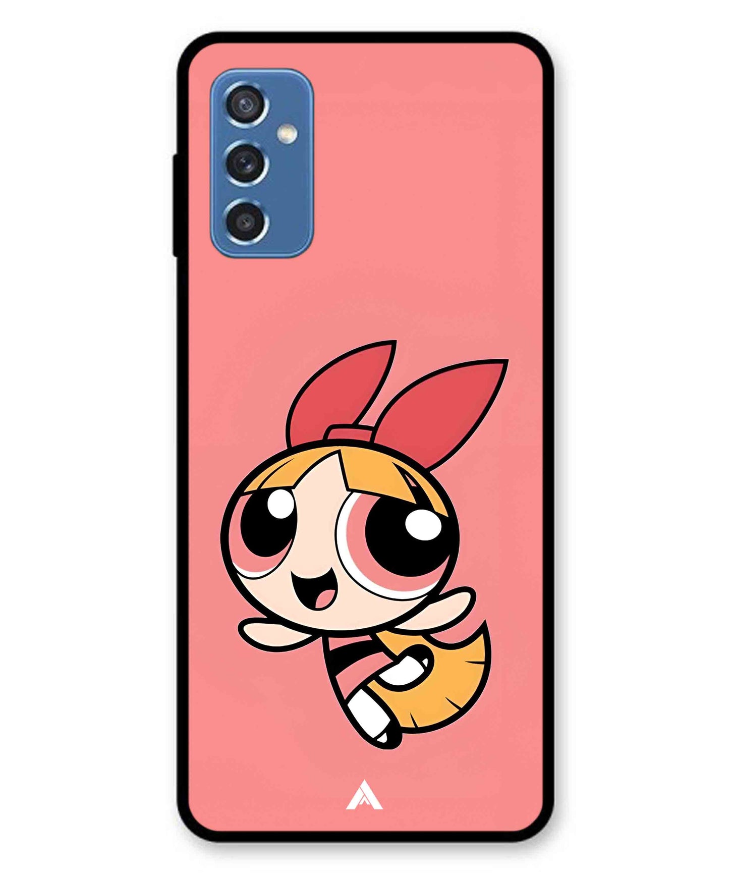 Powerpuff Girls Blossom Metal Back Cover Phone Case for Samsung Galaxy M52