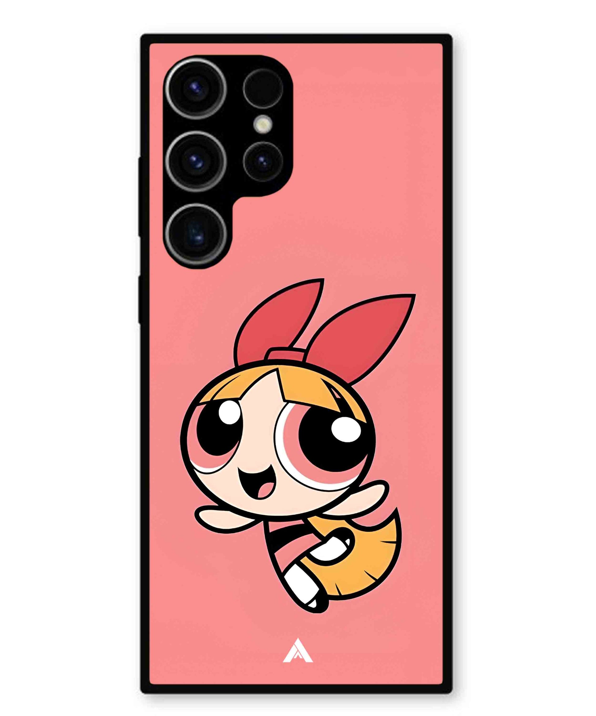 Powerpuff Girls Blossom Metal Back Cover Phone Case for Samsung Galaxy S23 Ultra