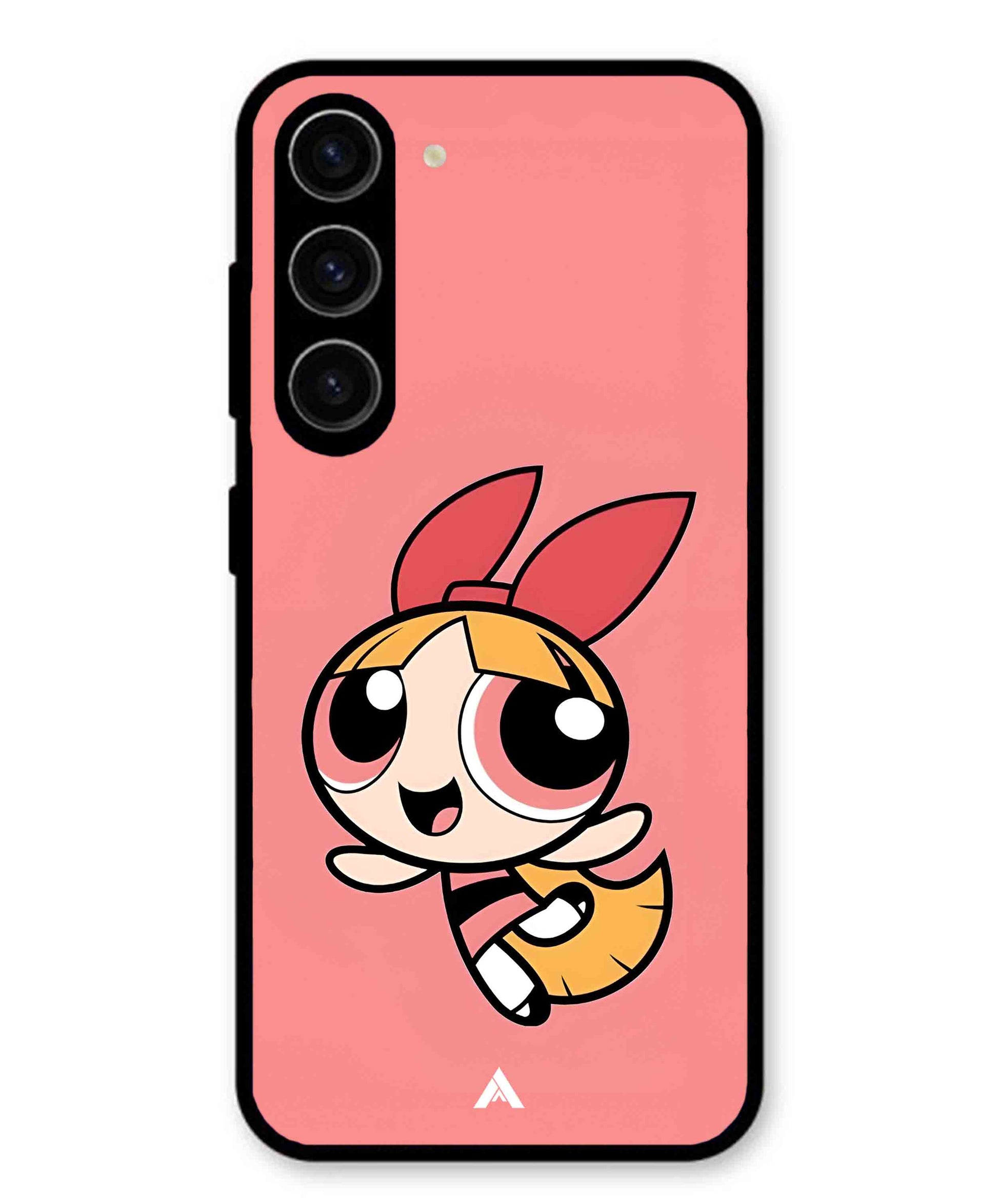 Powerpuff Girls Blossom Metal Back Cover Phone Case for Samsung Galaxy S24