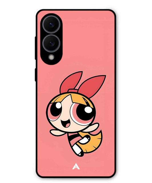 Powerpuff Girls Blossom Metal Back Cover Phone Case for Samsung Galaxy S25 Edge