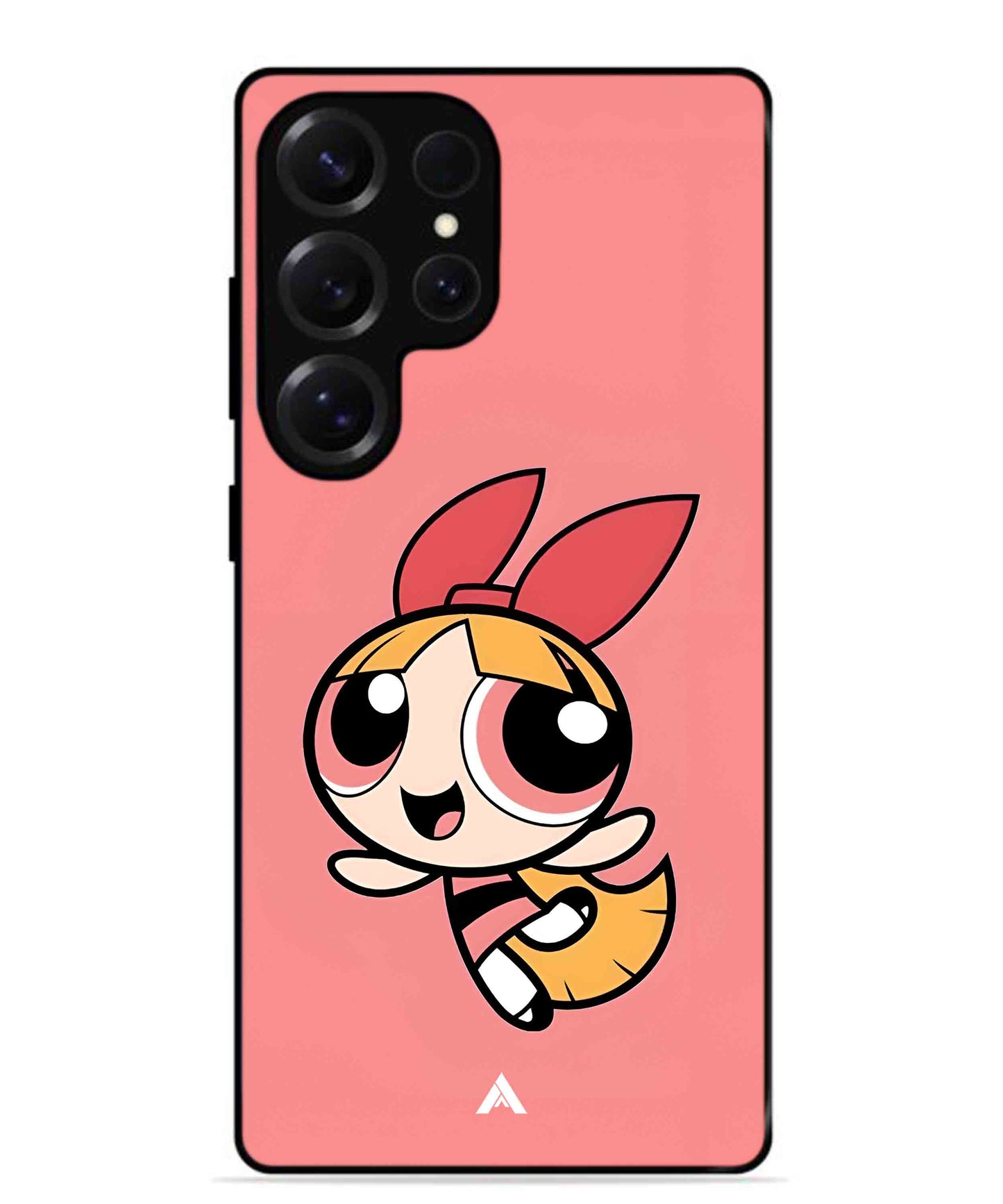 Powerpuff Girls Blossom Metal Back Cover Phone Case for Samsung Galaxy S25 Ultra