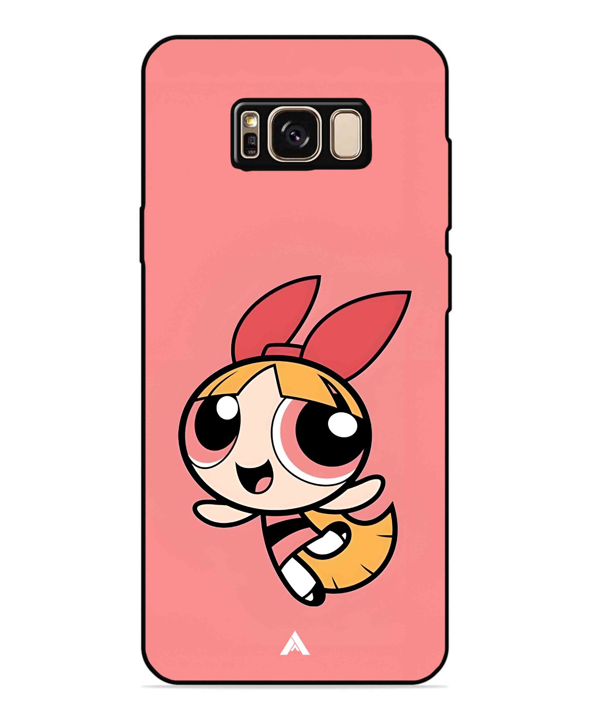 Powerpuff Girls Blossom Metal Back Cover Phone Case for Samsung Galaxy S8 Plus