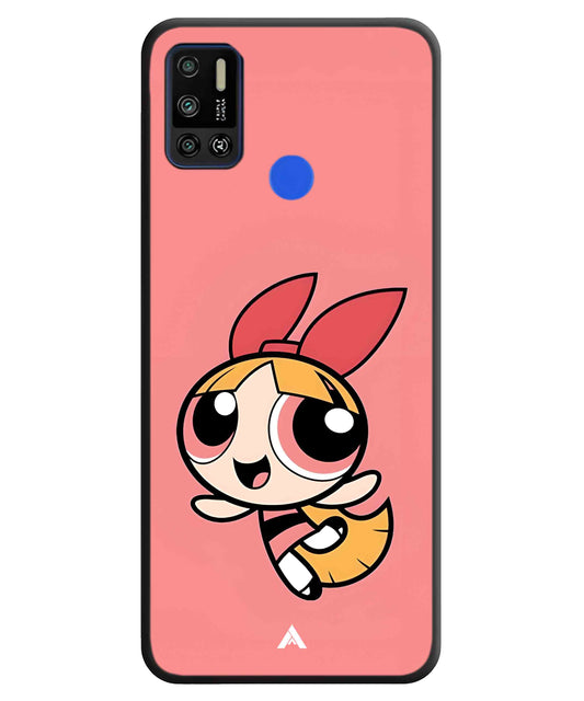 Powerpuff Girls Blossom Metal Back Cover Phone Case for Tecno Spark 6 Air