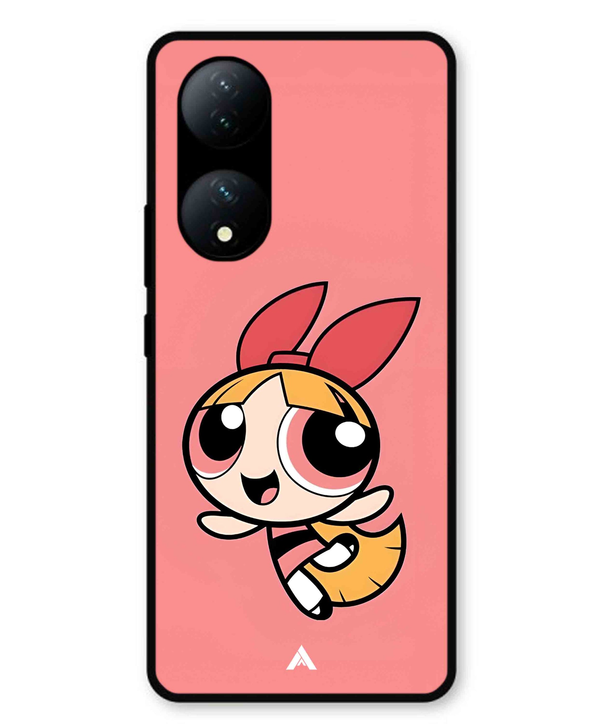 Powerpuff Girls Blossom Metal Back Cover Phone Case for Vivo T2