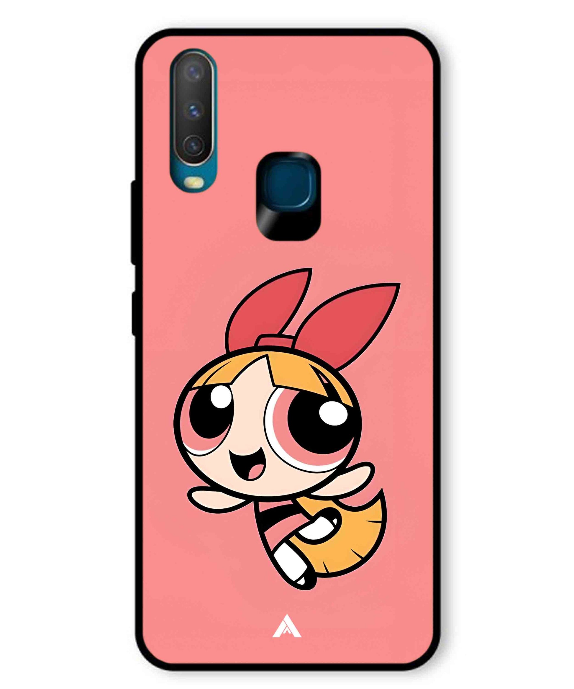 Powerpuff Girls Blossom Metal Back Cover Phone Case for Vivo U10