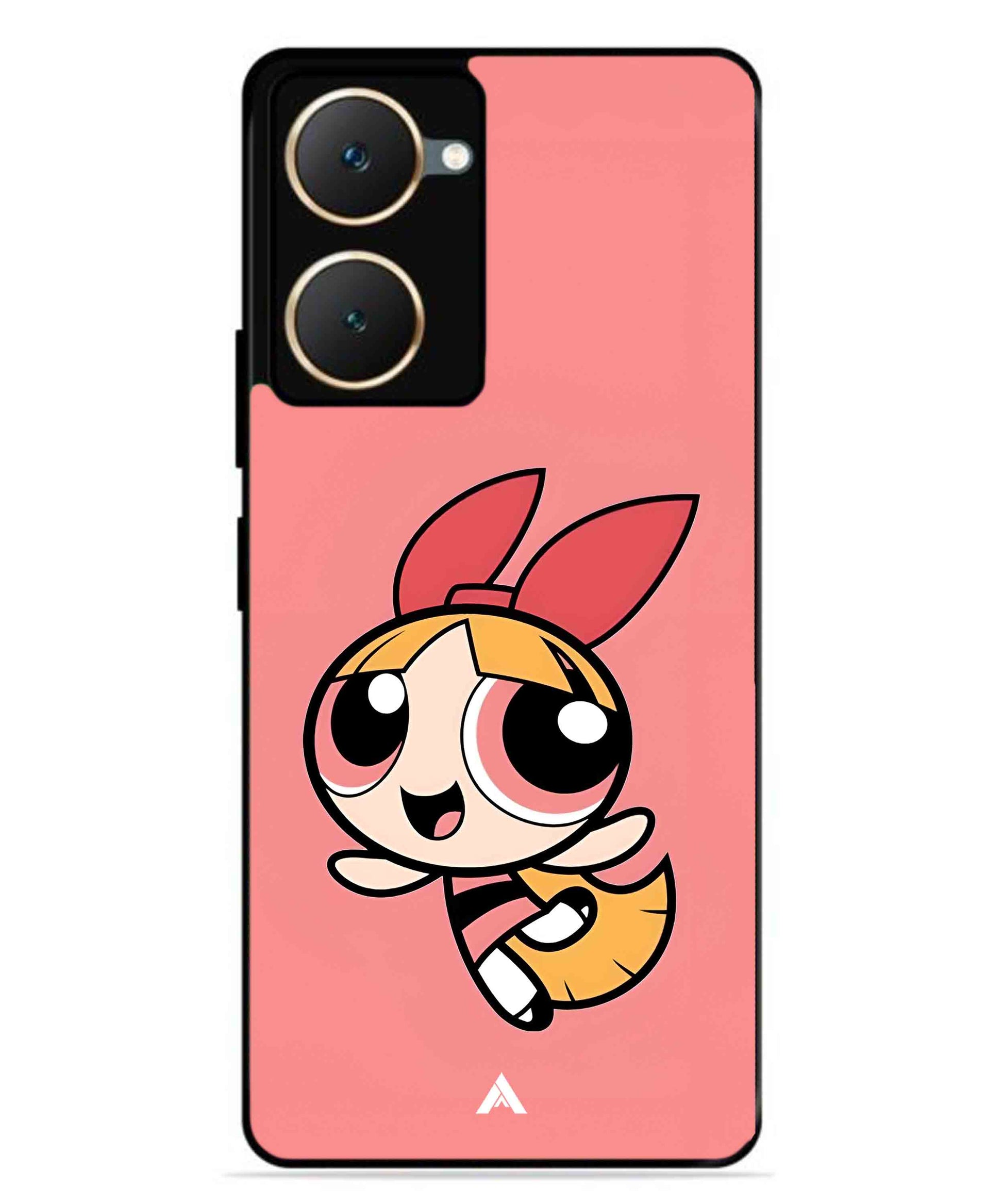 Powerpuff Girls Blossom Metal Back Cover Phone Case for Vivo Y18e