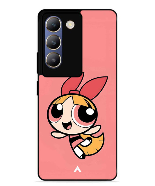 Powerpuff Girls Blossom Metal Back Cover Phone Case for Vivo Y200e