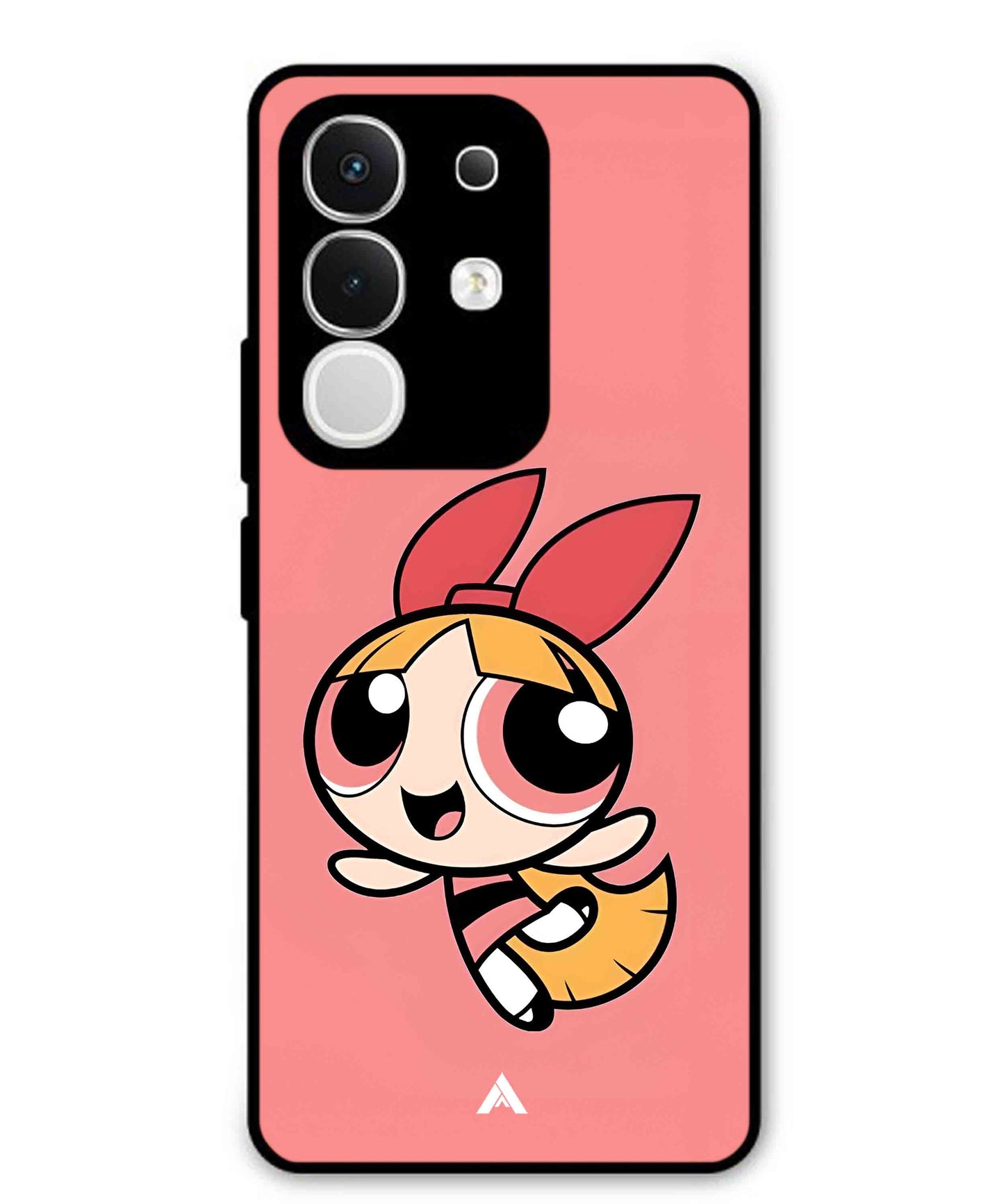 Powerpuff Girls Blossom Metal Back Cover Phone Case for Vivo Y29 4G