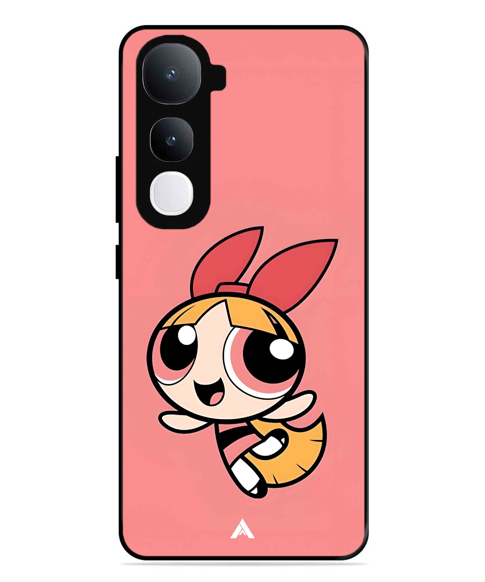Powerpuff Girls Blossom Metal Back Cover Phone Case for Vivo Y400