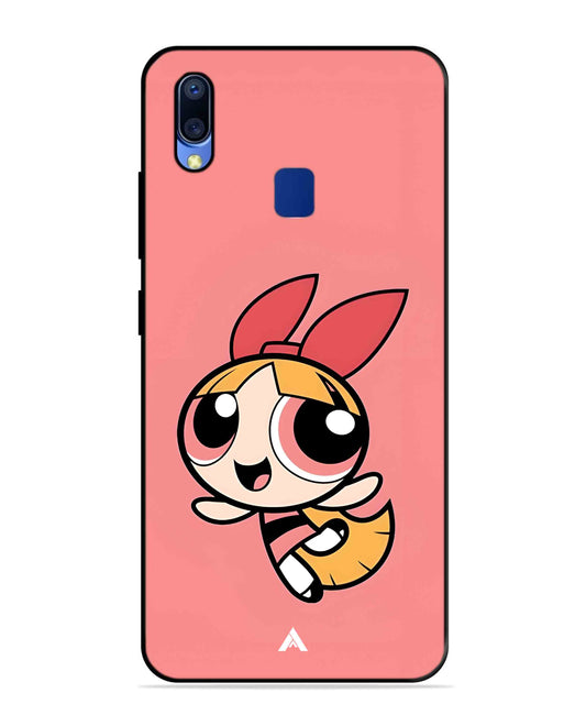Powerpuff Girls Blossom Metal Back Cover Phone Case for Vivo Y95