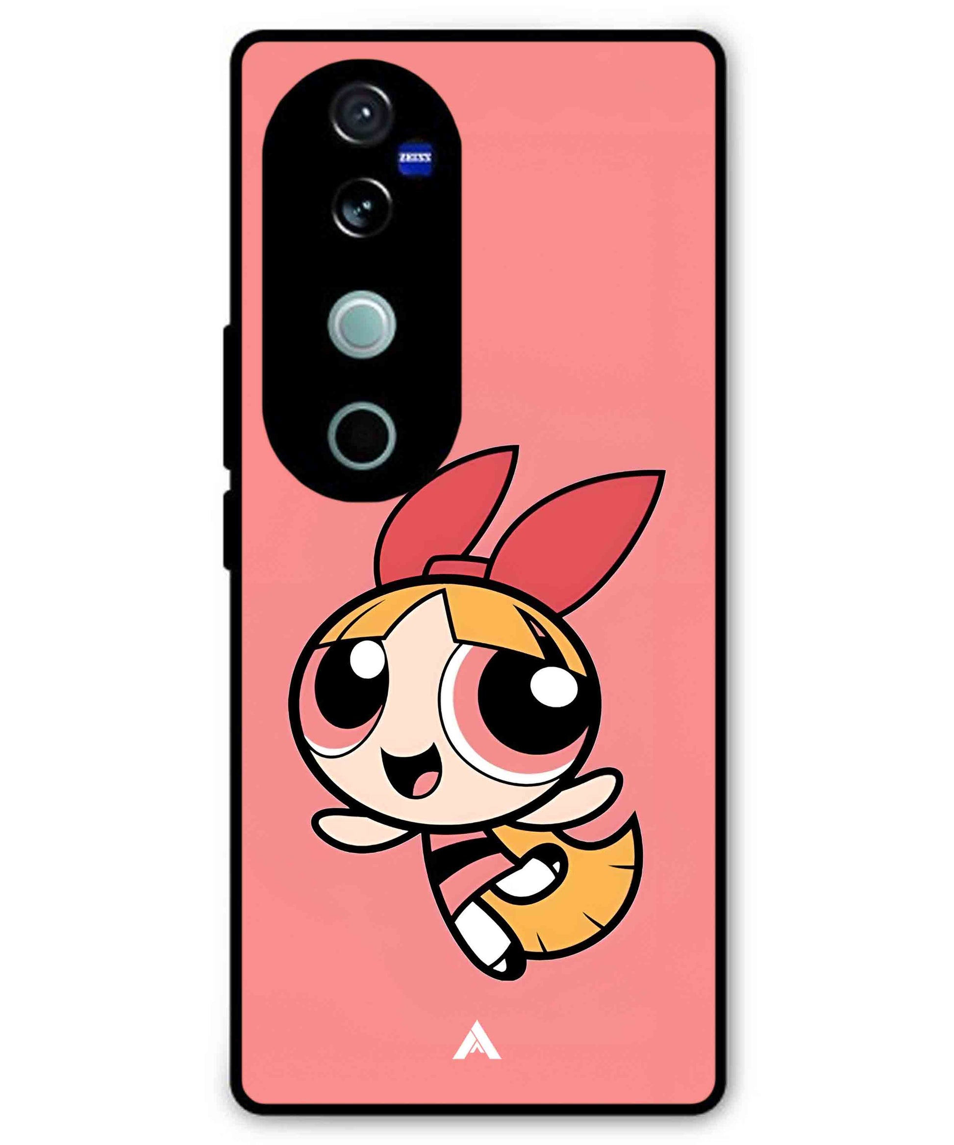 Powerpuff Girls Blossom Metal Back Cover Phone Case for Vivo v40 Pro