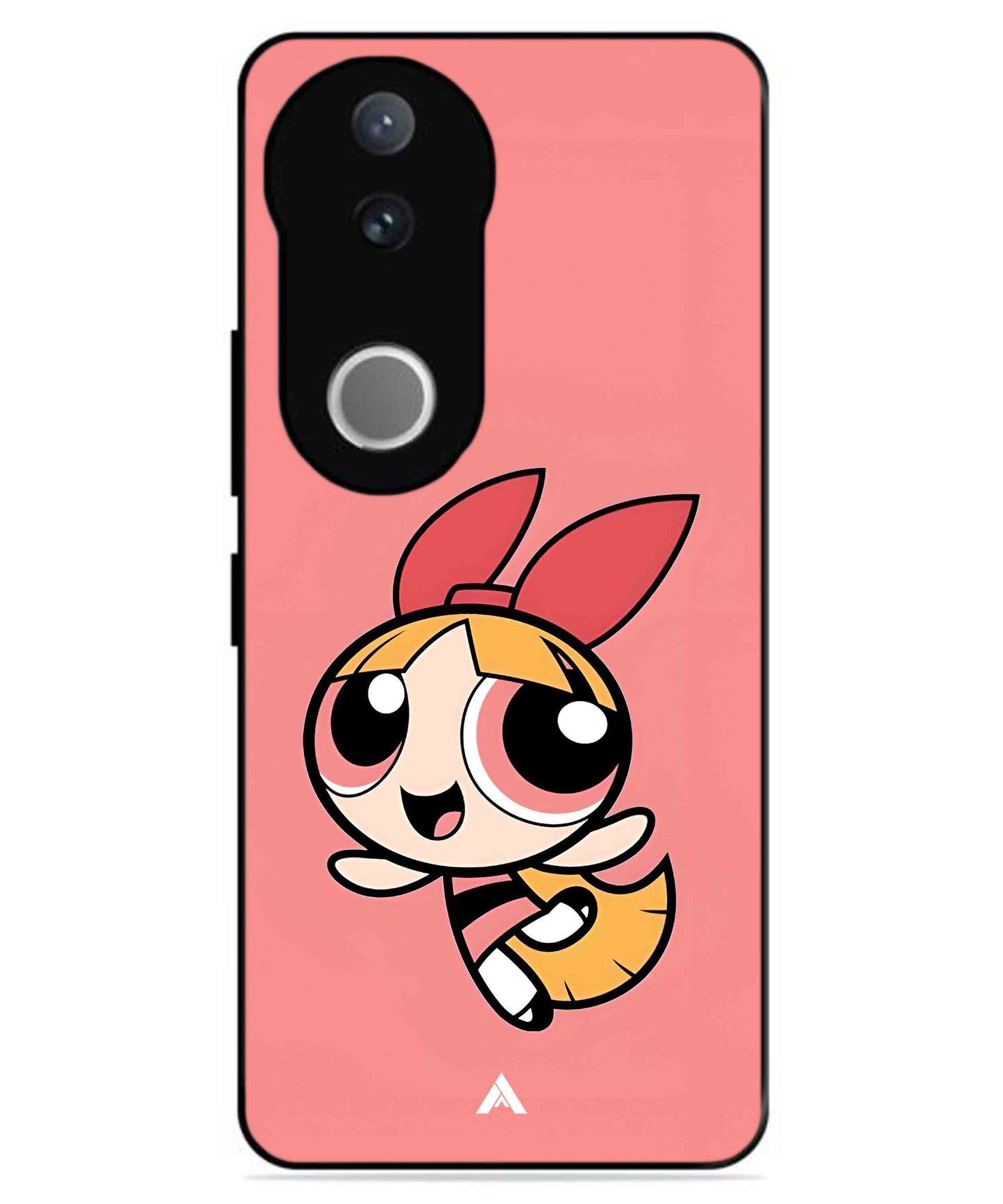 Powerpuff Girls Blossom Metal Back Cover Phone Case for Vivo v50