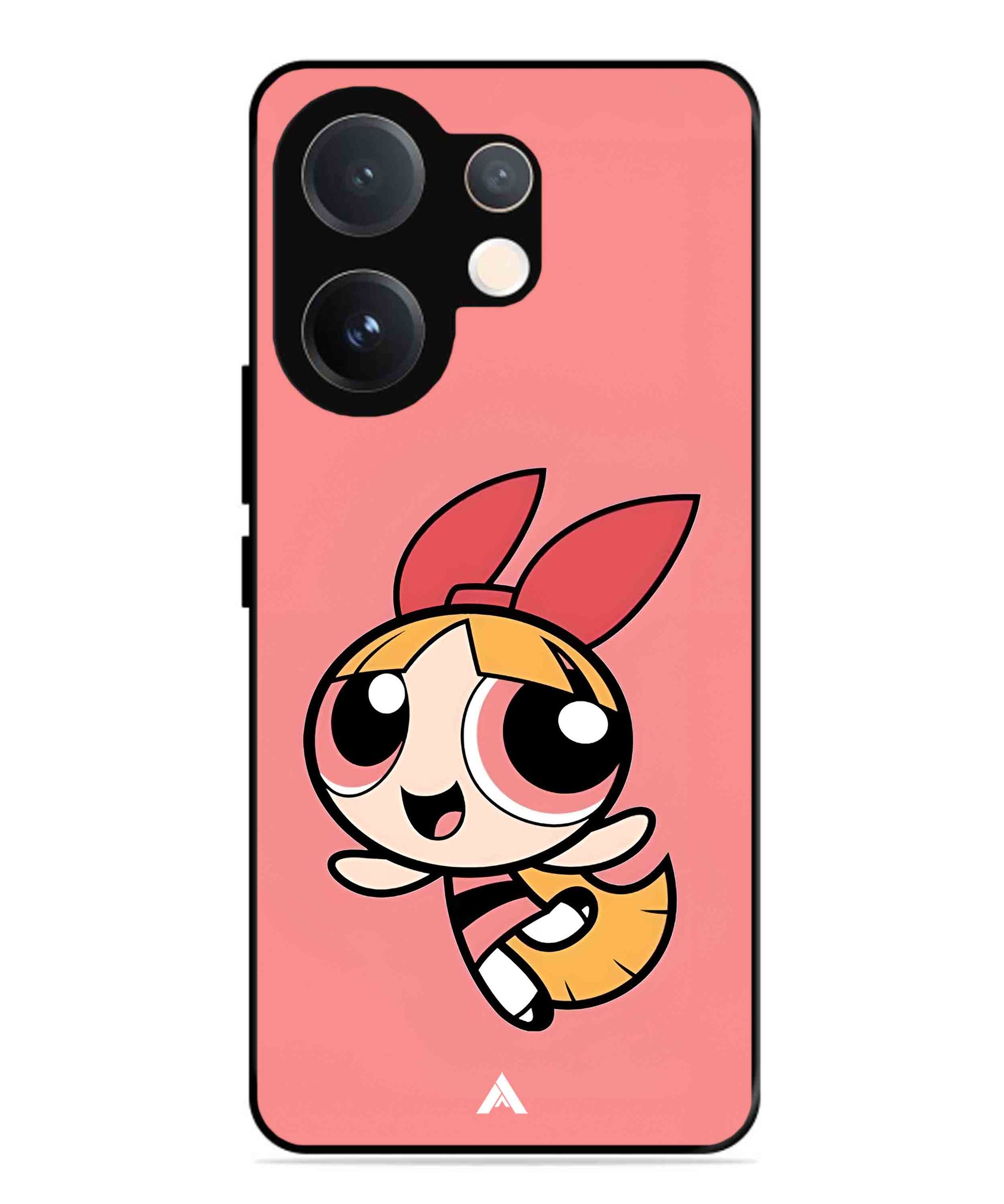 Powerpuff Girls Blossom Metal Back Cover Phone Case for Vivo v60