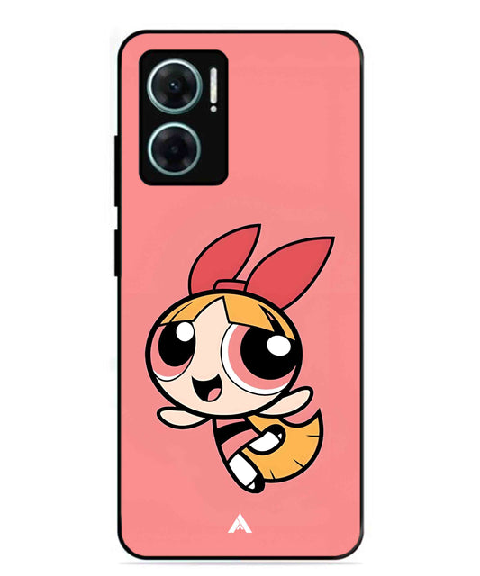 Powerpuff Girls Blossom Metal Back Cover Phone Case for Xiaomi Redmi 11 Prime 5G