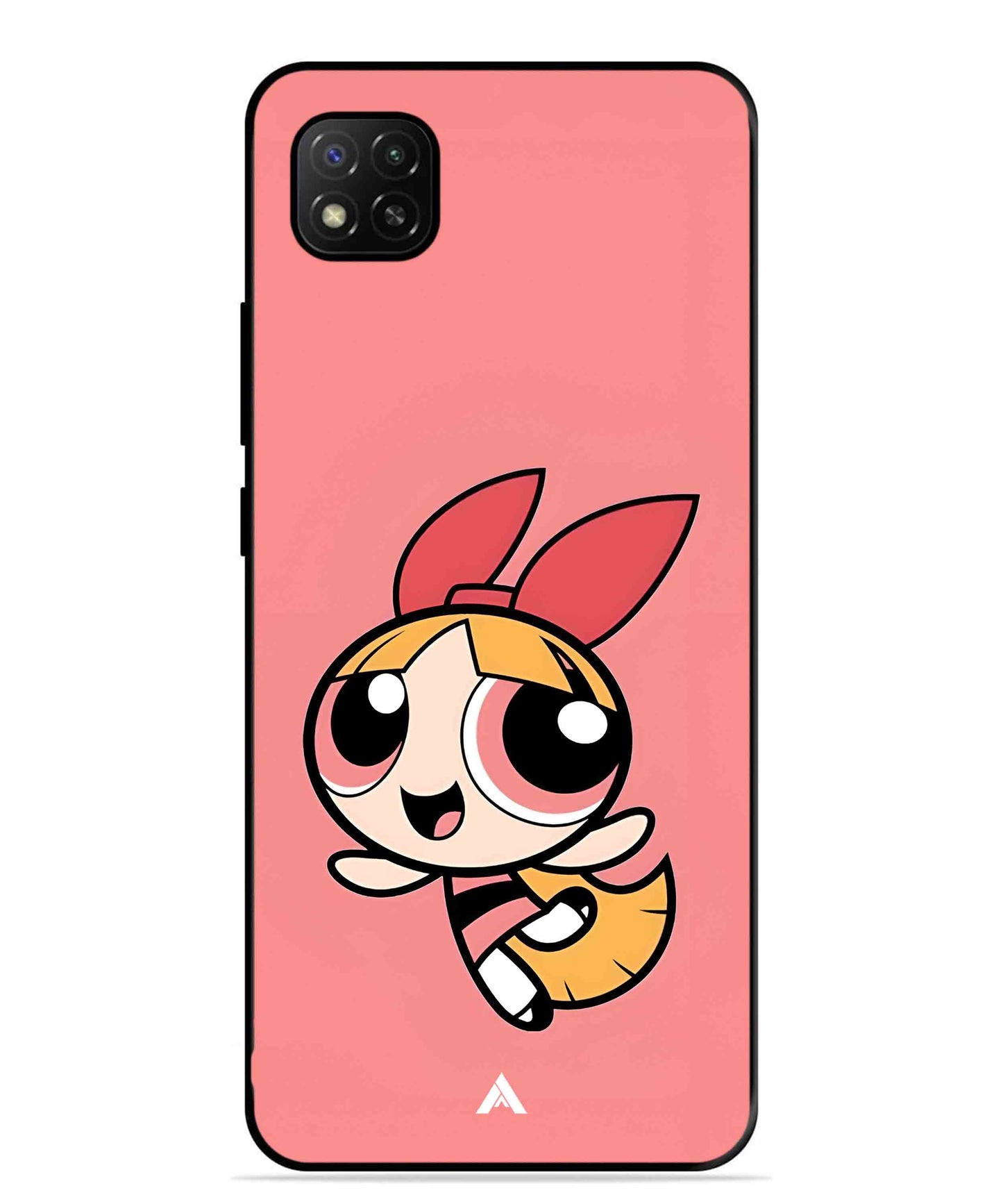 Powerpuff Girls Blossom Metal Back Cover Phone Case for Xiaomi Redmi 9C