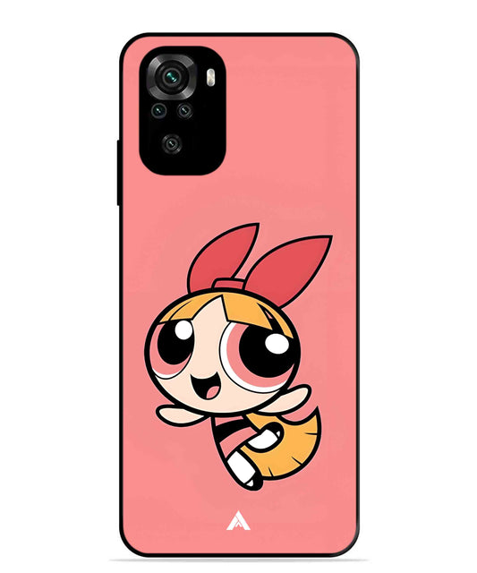 Powerpuff Girls Blossom Metal Back Cover Phone Case for Xiaomi Redmi Note 10S